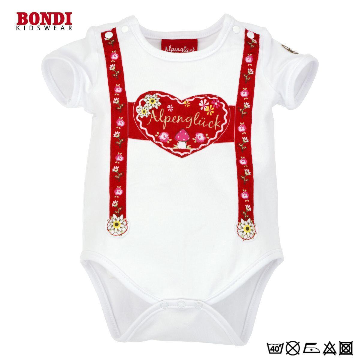 BONDI KIDSWEAR Baby Body ´Hosenträger´ weiss 74 BONDI KIDSWEAR Baby Body ´Hosenträger´ weiss 74