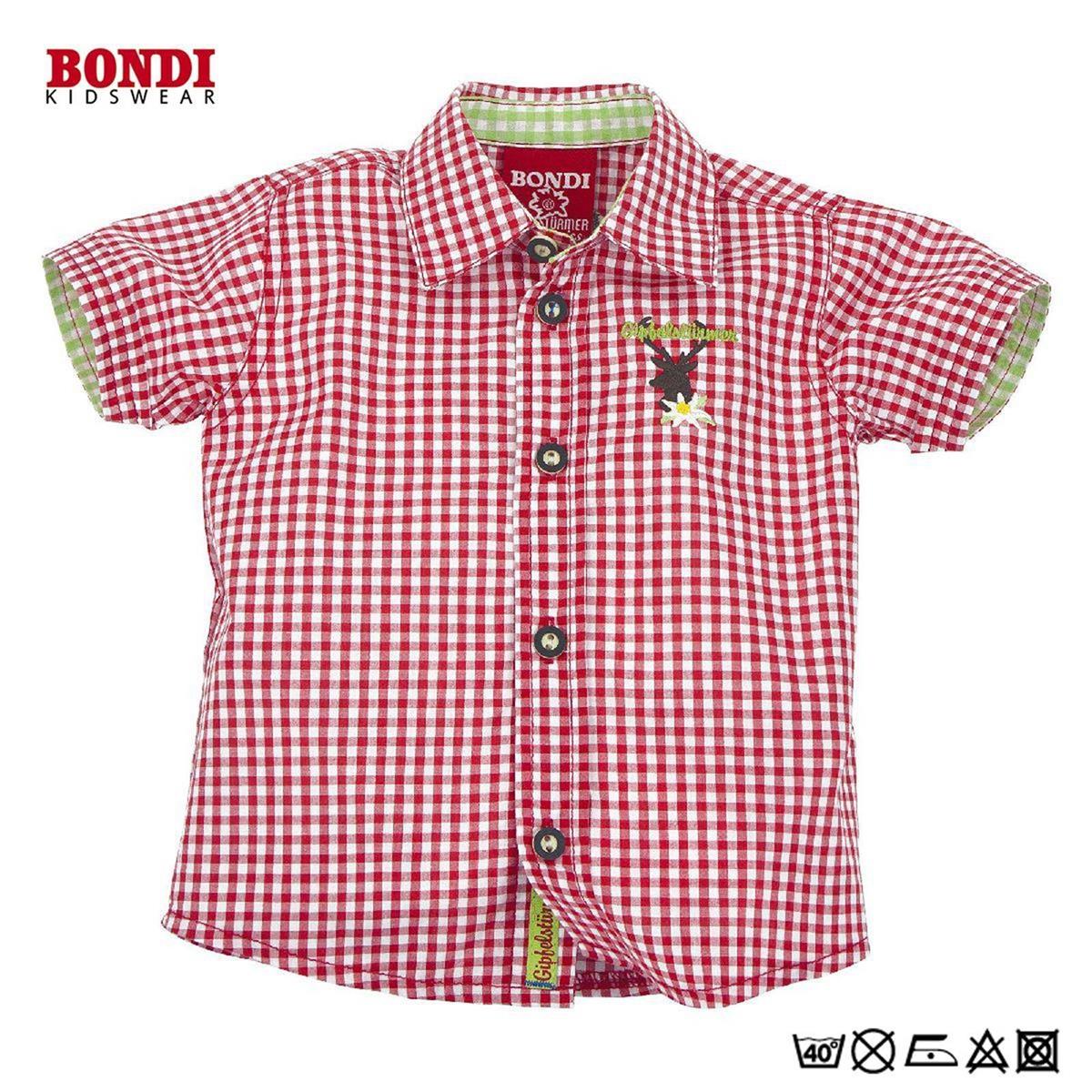 BONDI KIDSWEAR Baby Karohemd halbaermlich Edelweiss gipfelstuermer 80 BONDI KIDSWEAR Baby Karohemd halbaermlich Edelweiss gipfelstuermer 80