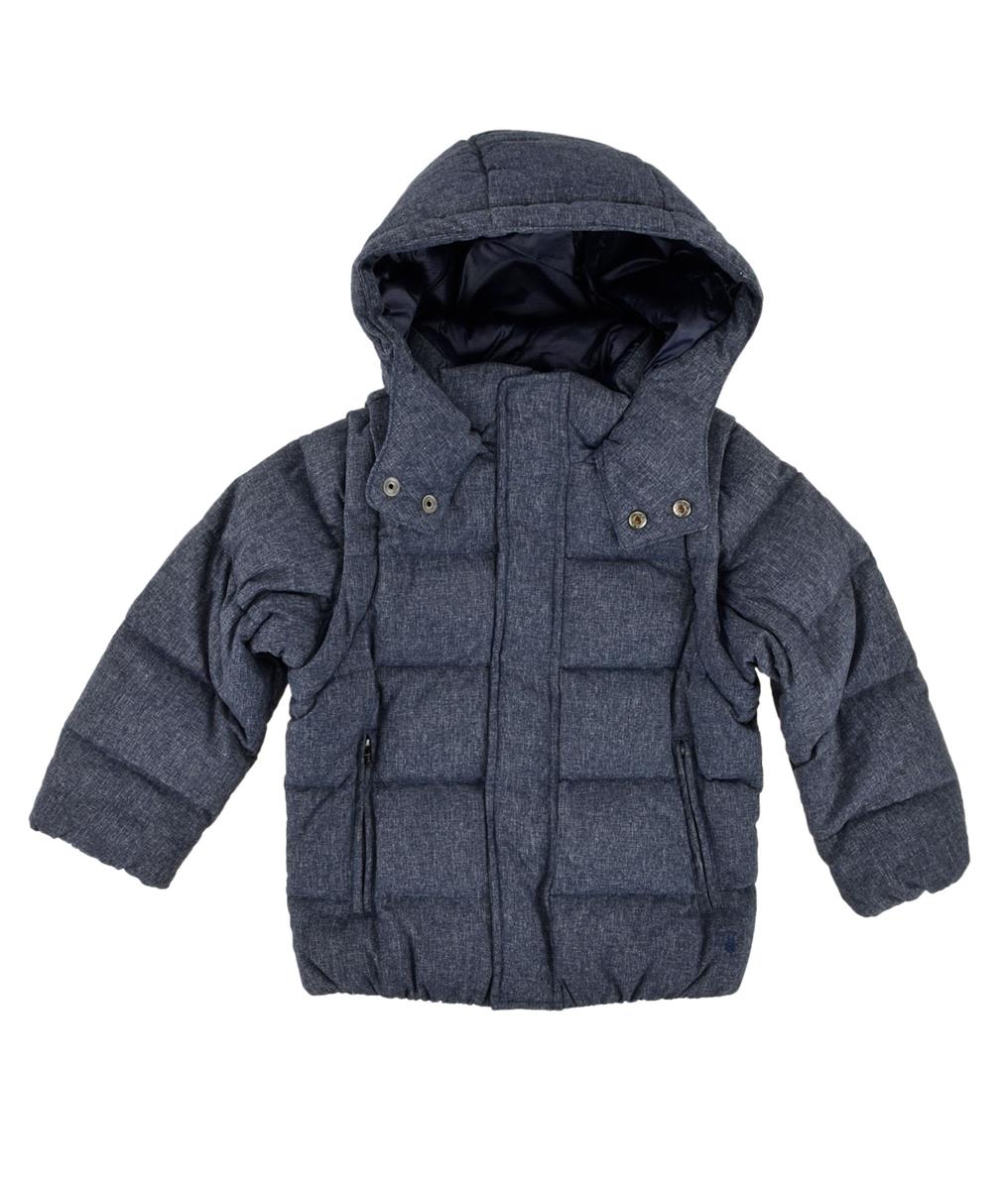 Trussardi Junior Kinder-Daunenjacke – Blau (Gr. 104) | Abnehmbare Ärmel & Kapuze Trussardi Junior Kinder-Daunenjacke – Blau (Gr. 104) | Abnehmbare Ärmel & Kapuze