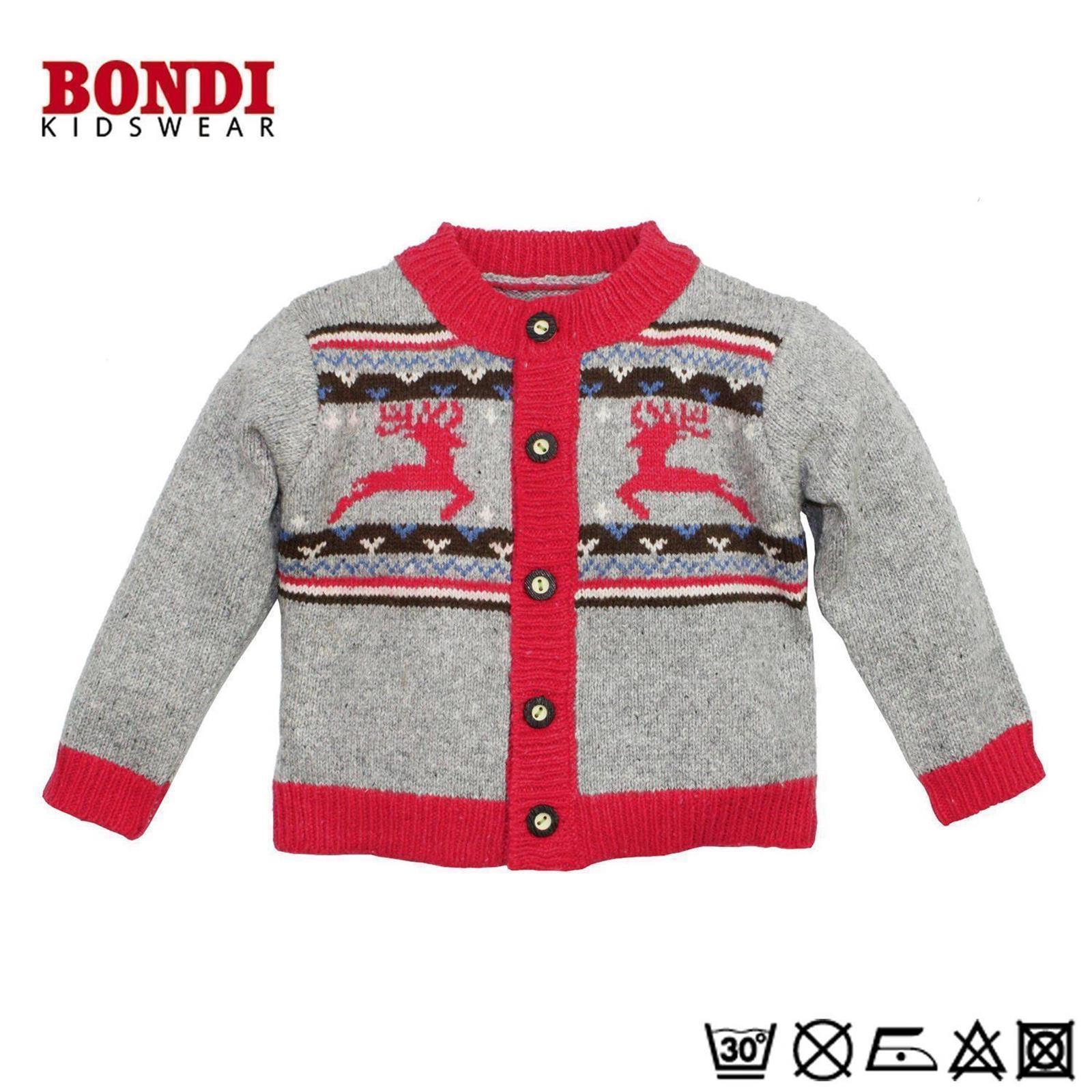 BONDI KIDSWEAR Baby Strickjacke ´Hirsch´grau Gipfelstürmer 86 BONDI KIDSWEAR Baby Strickjacke ´Hirsch´grau Gipfelstürmer 86