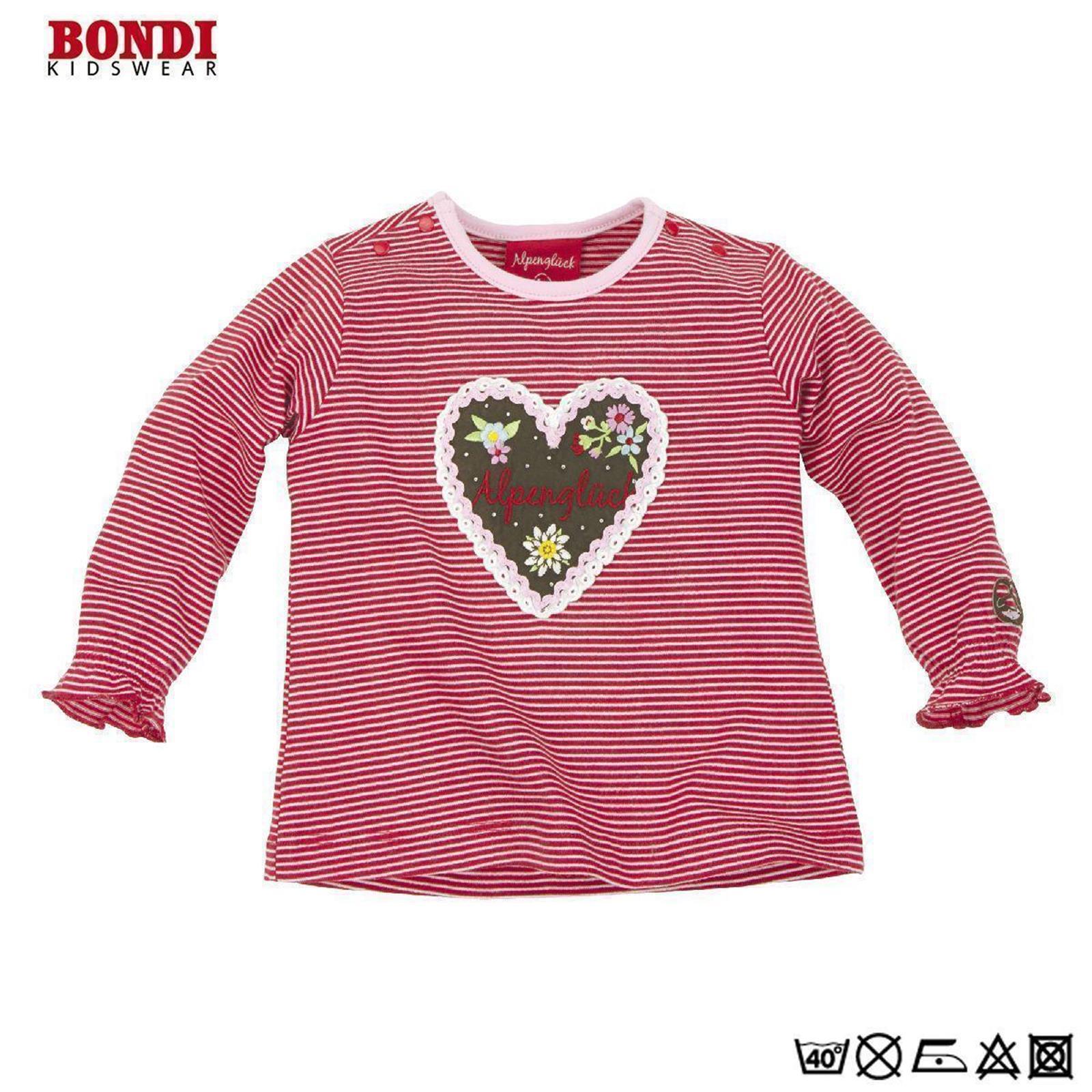 BONDI KIDSWEAR Baby T-Shirt langarm Herz Alpenglück 74 BONDI KIDSWEAR Baby T-Shirt langarm Herz Alpenglück 74